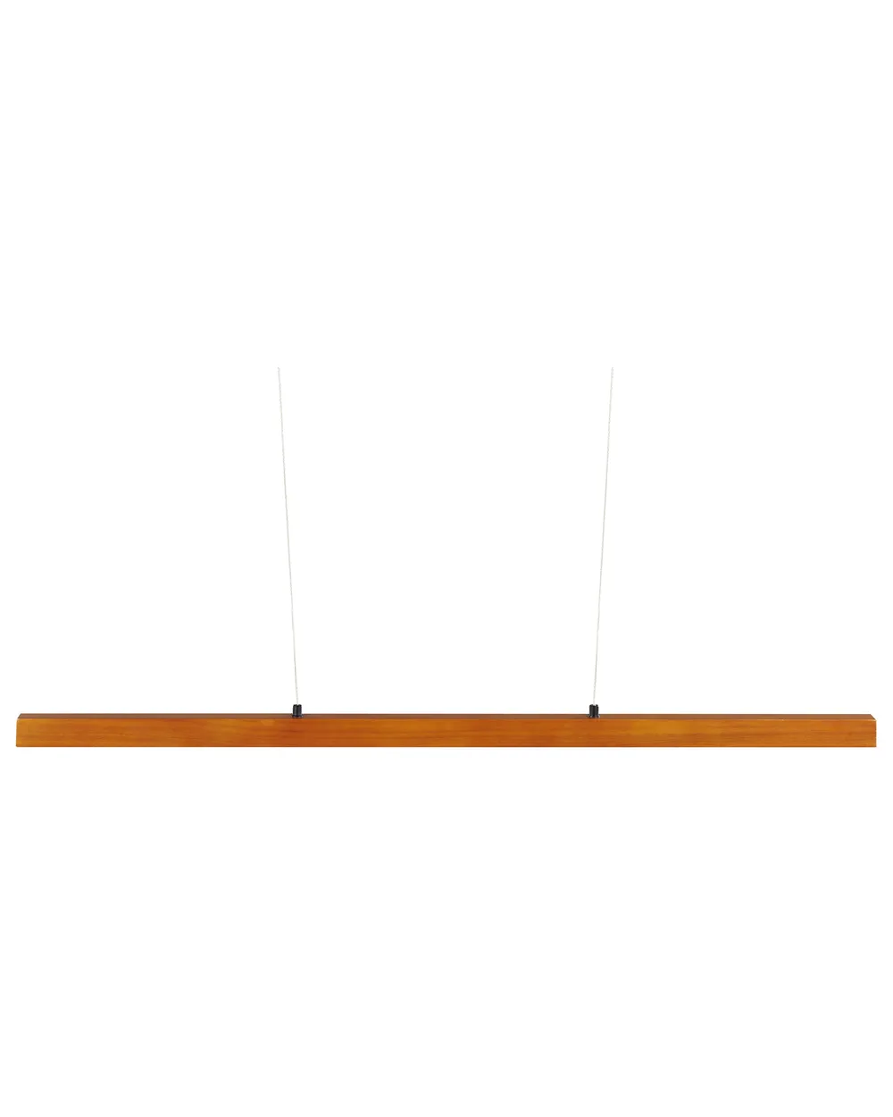 LED Pendant Lamp STEWARTS with Dimmer Oak Wood Dark Brown_872699