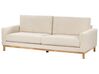 3 Seater Jumbo Cord Sofa Light Beige SIGGARD_920581