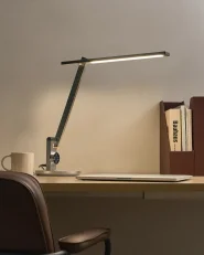 Lampada da scrivania a LED CETUS con dimmer Argento_1018679