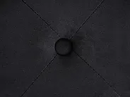 Pouf mit Stauraum LORETTO Samtstoff Schwarz_1186089