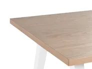 Tavolo da pranzo LENISTER Marrone/Bianco 150 cm 90 cm_837505