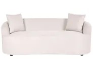 Sofa AMAL mit Ottomane Stoff Hellbeige_1145807