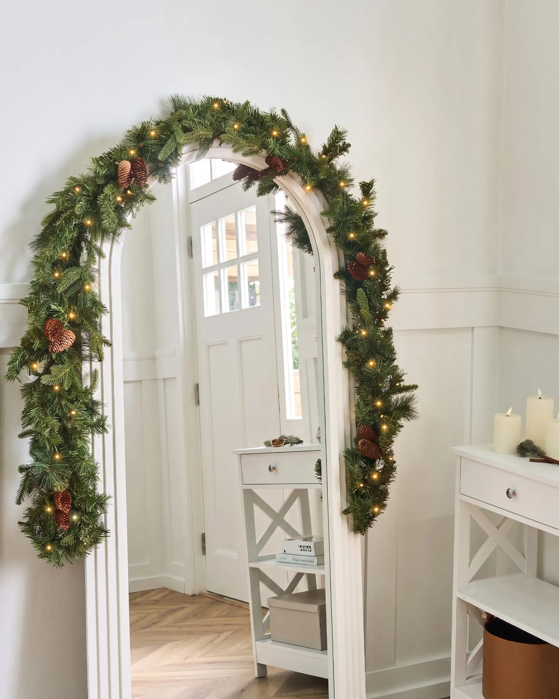 Festone di Natale LED KAMERUN 270 cm Verde_881184