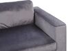 3-Sitzer Sofa Samtstoff dunkelgrau VADSTENA_771390