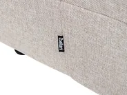 Adjustable Bed without Headboard Fabric DUKE 80 x 200 cm (EU Small Single) Beige_951703