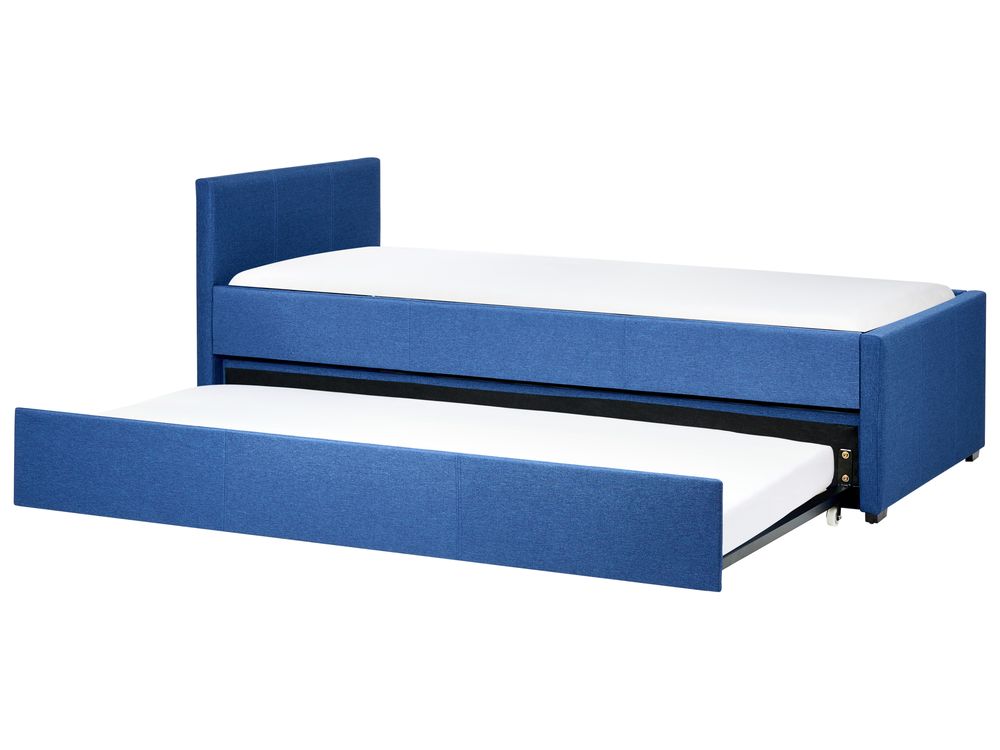 Ausziehbett Stoff MARMANDE 90 x 200 cm Marineblau
