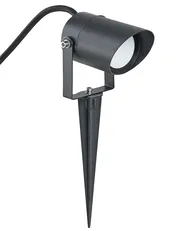 Set di 2 faretti da esterno con picchetto LUSSA LED Nero_1103857