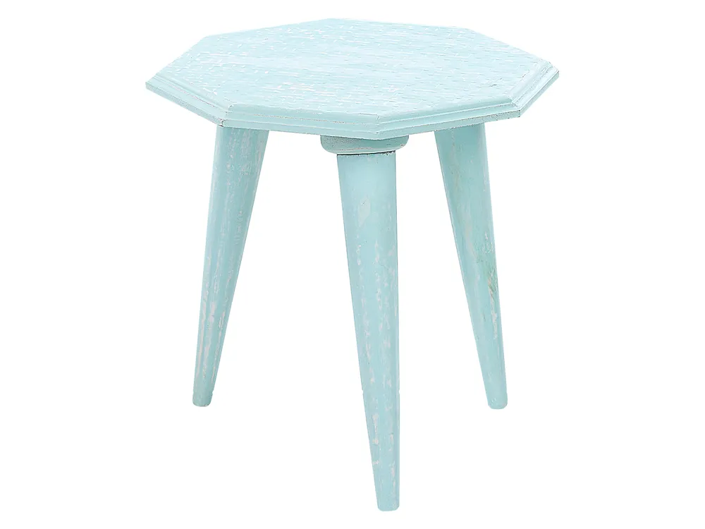 Set of 2 Side Tables KANRI Light Blue_852191