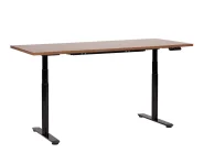 Biurko regulowane elektrycznie DESTINAS 180 cm 80 cm Brązowy/ czarny_899732