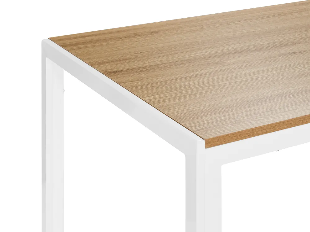 Dining Table MANN Brown/ White 120 cm 80 cm_1001804