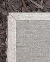 Hnědý shaggy kožený koberec 160x230 cm MUT_220602