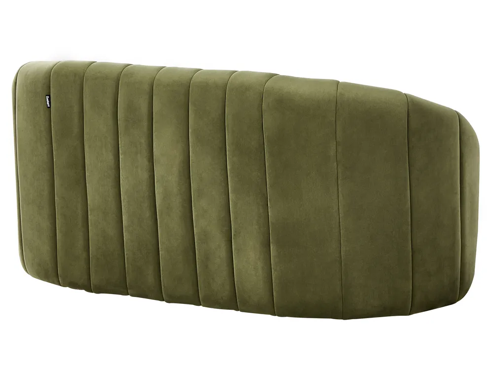 Divano 2 posti MALUNG Velluto Verde scuro_884064