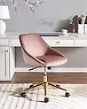 Desk Chair BARDSDALE Velvet Pink