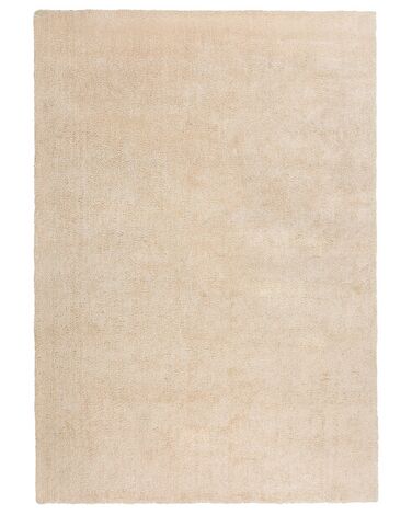 Tappeto shaggy beige chiaro 160 x 230 cm DEMRE
