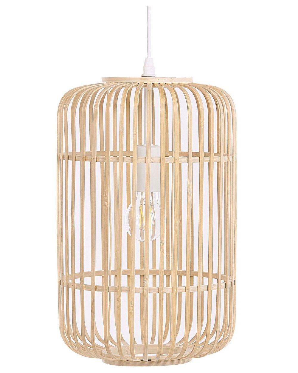 Pendant Lamp AISNE Bamboo Light Brown