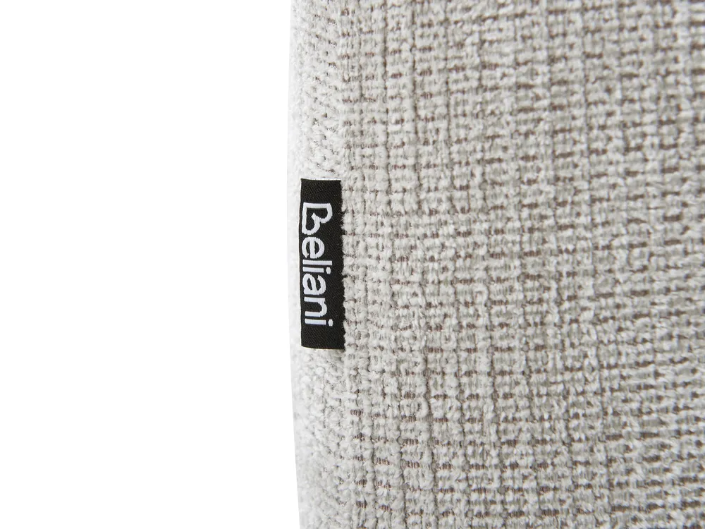 Corner Sofa 3 Seater HOLT with Ottoman Fabric Light Grey Left Hand_960567