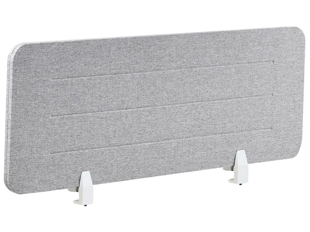 Bureauscheidingswand ZIGGY 120 x 40 cm Lichtgrijs