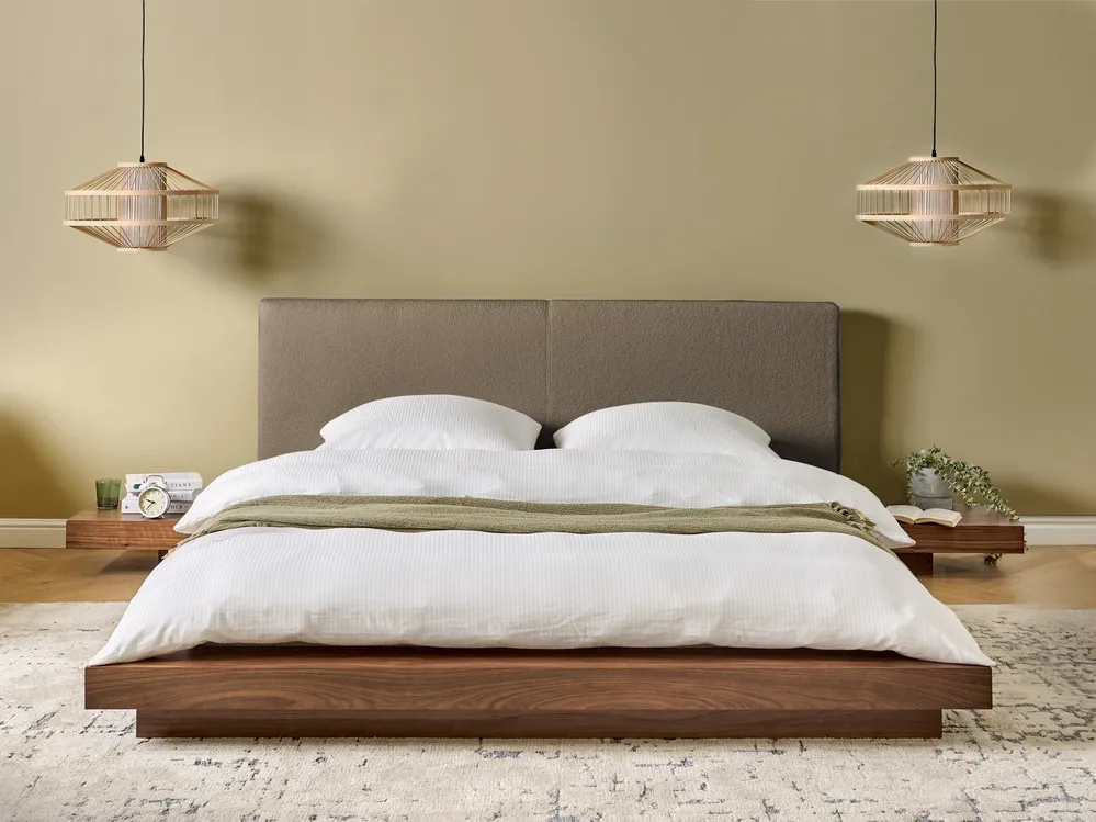 Letto ad acqua Bouclé ZEN 160 x 200 cm Frassino marrone_1079991