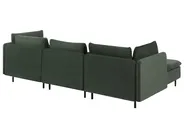 Modular Corner Sofa 3 Seater EGERIS Corduroy Dark Green Right Hand_1067137