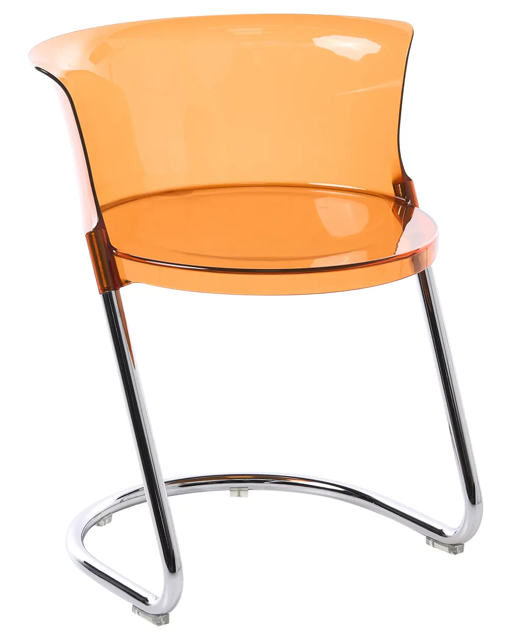 Set of 2 Dining Chairs OSHKOSH Orange_1107620