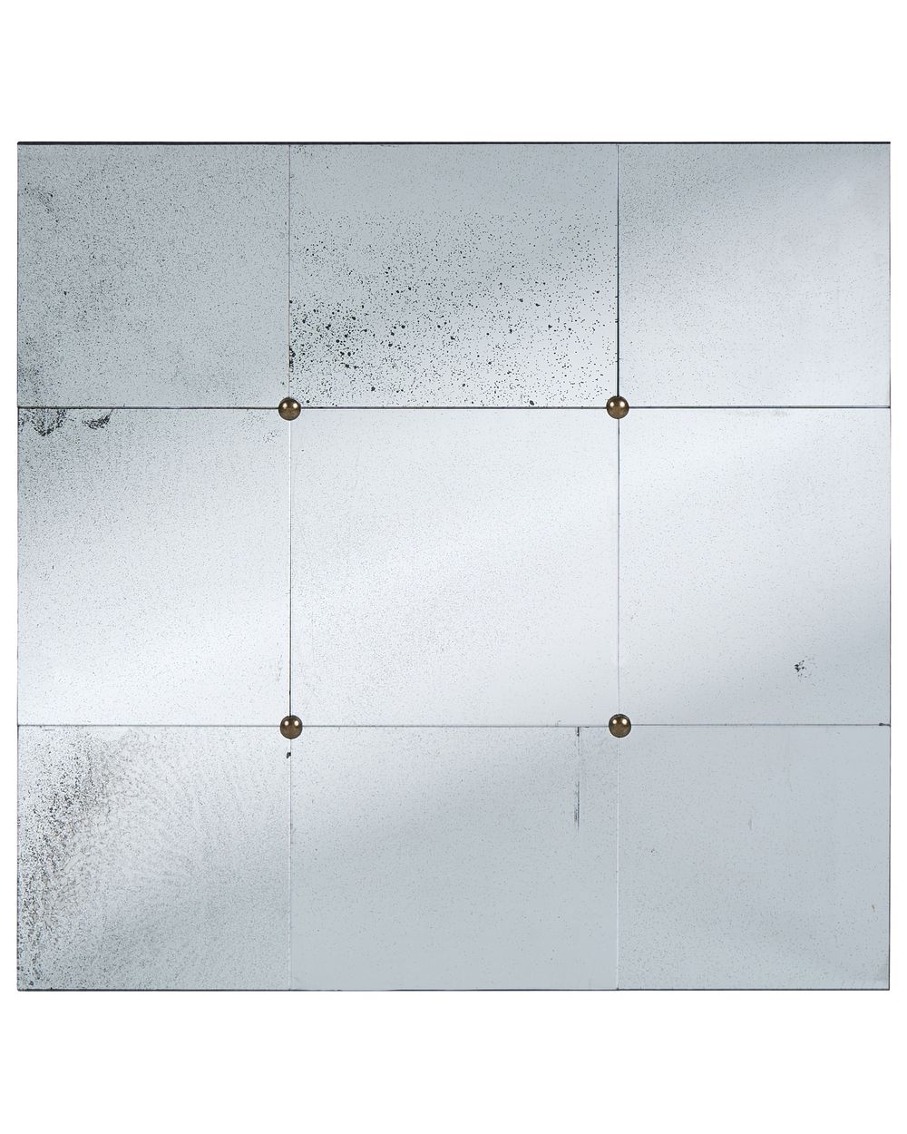 Wall Mirror RIMONT 80 cm 80 cm Glass Black