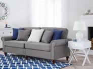Sofa 3 Seater OTRA Fabric Light Grey_705996