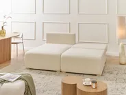 Modular Corner Sofa NERBO Boucle Off-White Right Hand_1033916