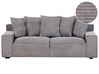 3 Seater Jumbo Cord Sofa Dark Grey VISKAN_811650