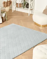 Tapis en fausse fourrure GHARO Gris clair 160 x 230 cm_1182947