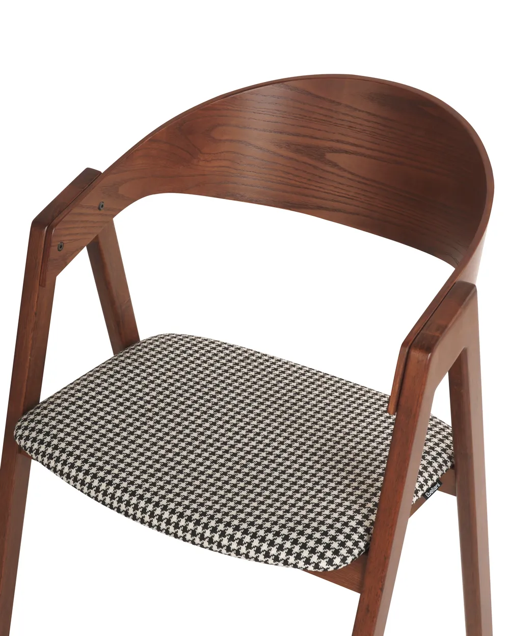 Set of 2 Dining Chairs YUBA Wood Black/ White_934277