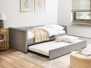 Trundle Bed Fabric LIBOURNE 90 x 200 cm (EU Single) Light Grey_759975