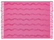 Blanket KHARI Cotton 125 x 150 cm Pink_839577