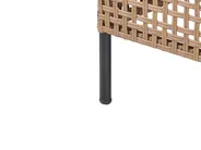 Sofa ogrodowa dla 2 osób OMEGANA Technorattan Jasnobeżowy_1040490