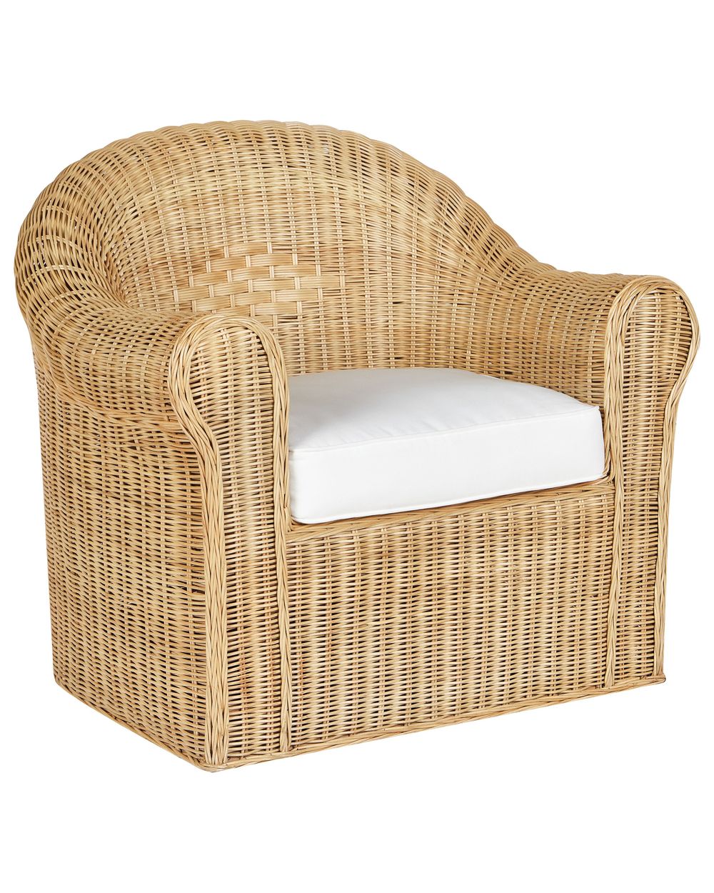 Rattan barrel chair cushions discount