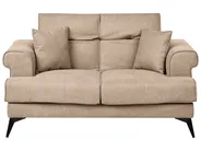 Sofa 2 Seater SKIVE Fabric Light Brown_946796