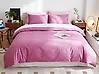 Duvet Cover Set HARMONRIDGE 200 x 220 cm Sateen Cotton Pink