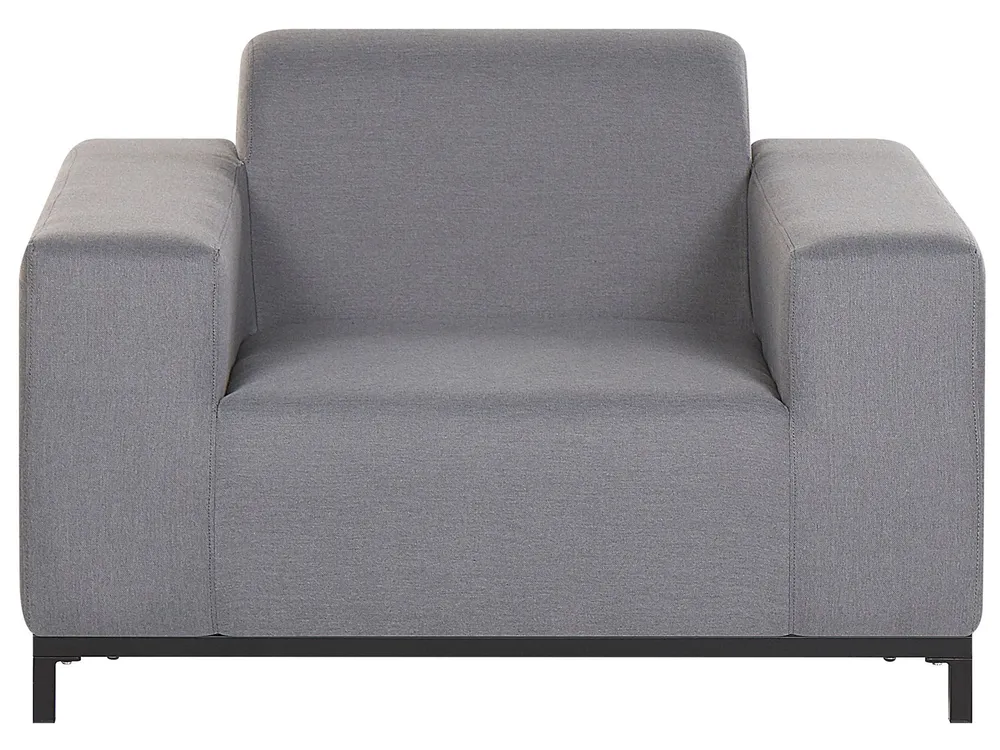 Garden Lounge Set with Table 5 Seater ROVIGO Grey_795328