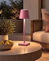 Wireless LED Table Lamp BACEIRO Metal Pink