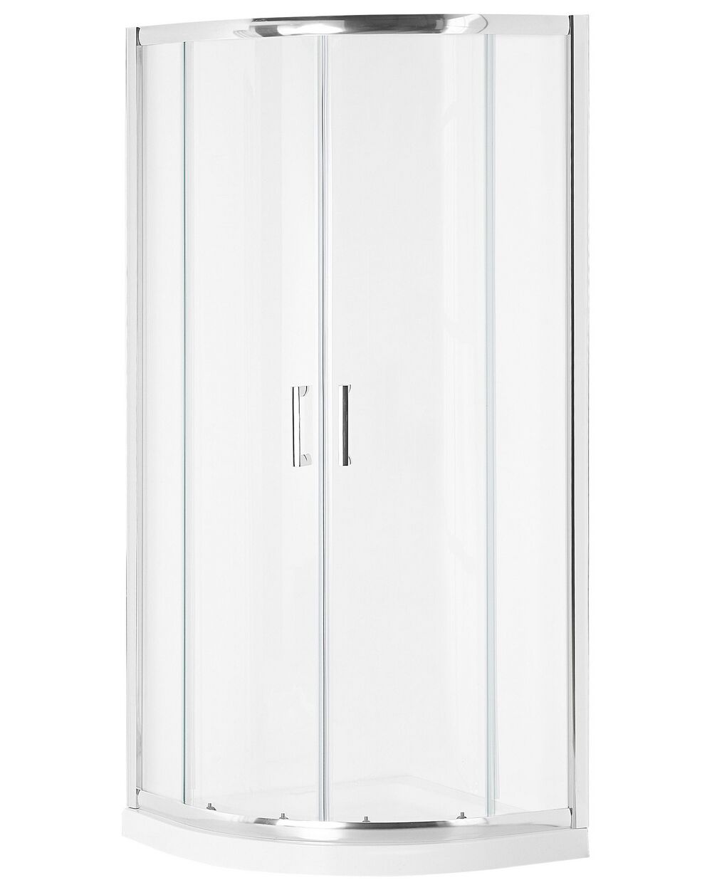 Shower Enclosure JUKATAN II 900 x 900 x 1850 mm Silver