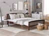Drevená posteľ 160 x 200 cm hnedá CASTRES_678467