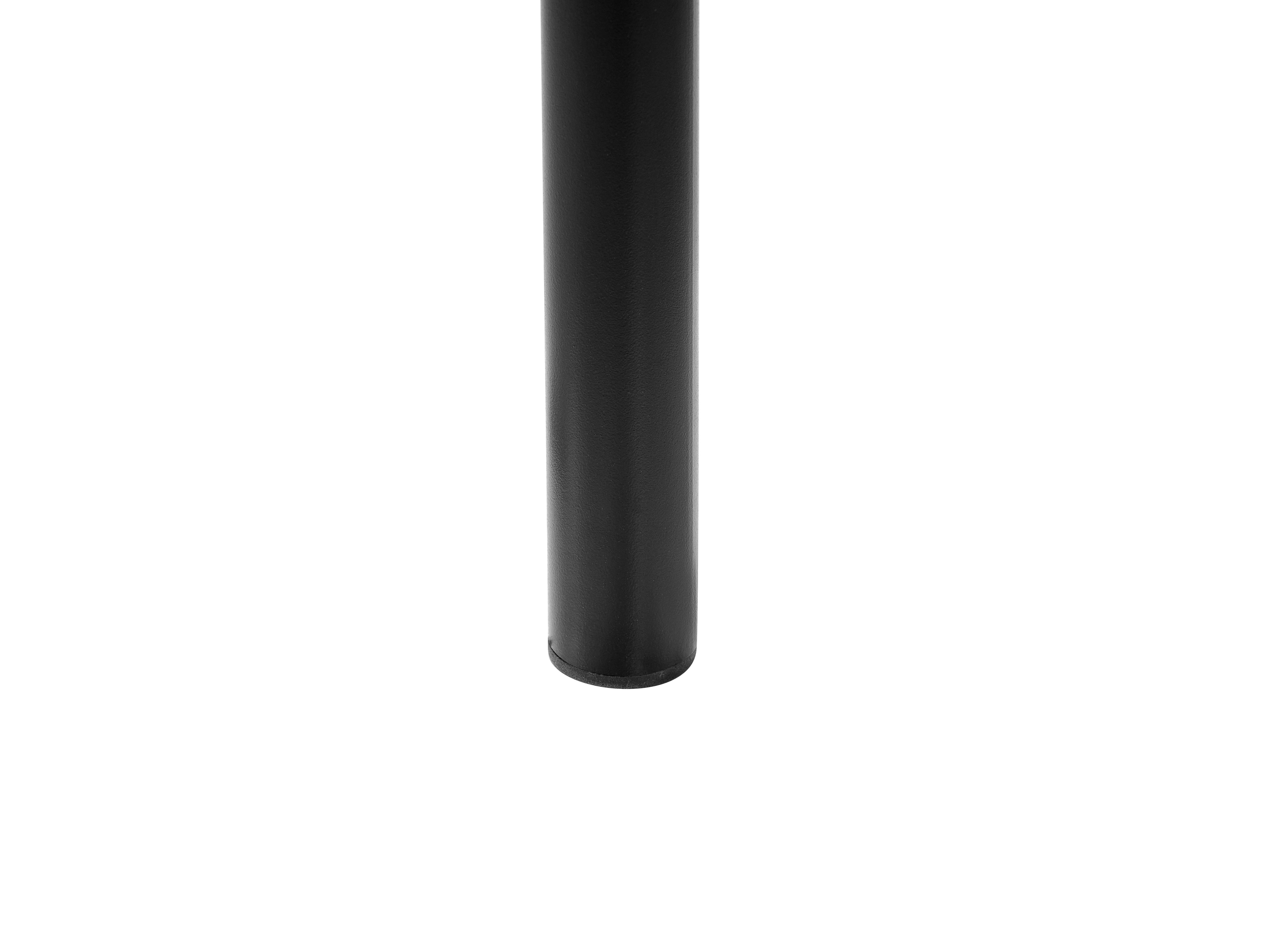 Four Poster Bed Metal MIRABEAU 140 x 200 cm (EU Double) Black_1033515