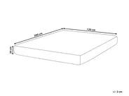 Materac termoelastyczny WHISPER MEMORY 7 PLUS H3/4 twardy 120 x 200 cm_1061614