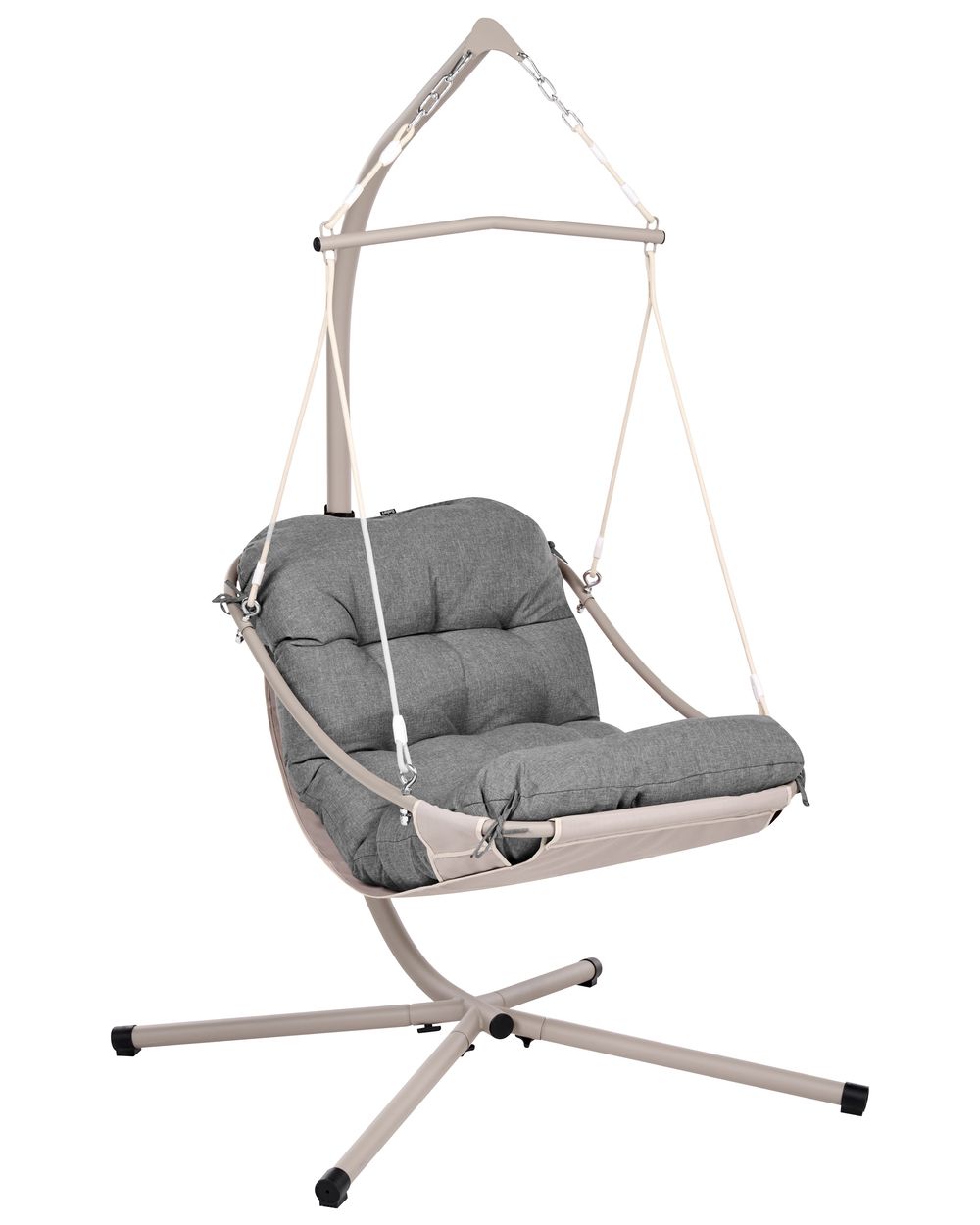 Fauteuil suspendu avec support ALGHERO Métal Gris