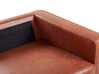 Soffgrupp 2-sits soffa + fåtölj brun SAVALEN_779222