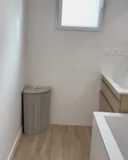 Kosz na pranie MATARA Bambus Jasnoszary 57 L_975281