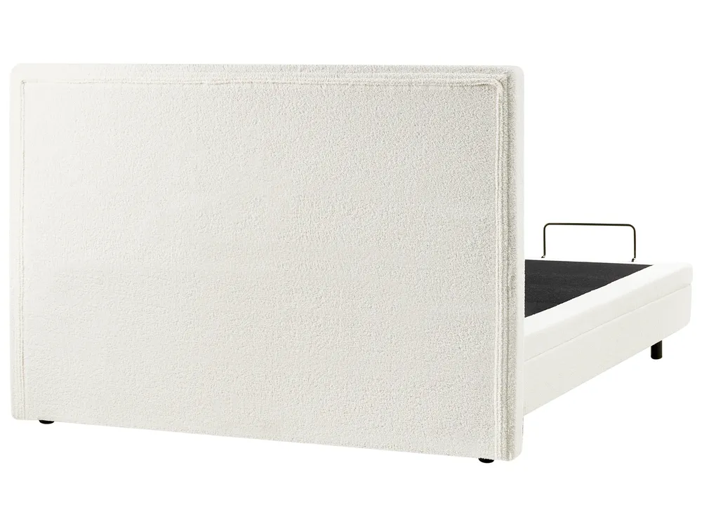 Adjustable Bed Boucle DUKE II 180 x 200 cm (EU Super King) Off-White_1026045