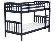 Bunk Bed Pine Wood REVIN 90 x 200 cm (EU Single) Navy Blue_711236