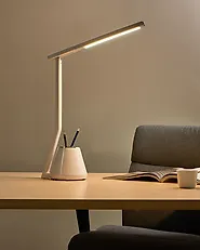 Lampe de bureau LED DENEB Avec variateur Blanc_1175386