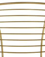 Set of 2 Dining Chairs HOBACK Metal Gold_775462