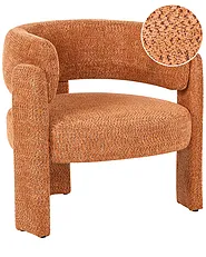 Armchair BUREA Chenille Orange_1155498